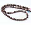 Natural Red Garnet Smooth Round Ball Beads Strand Length 16 Inches and Size 6.5mm approx.